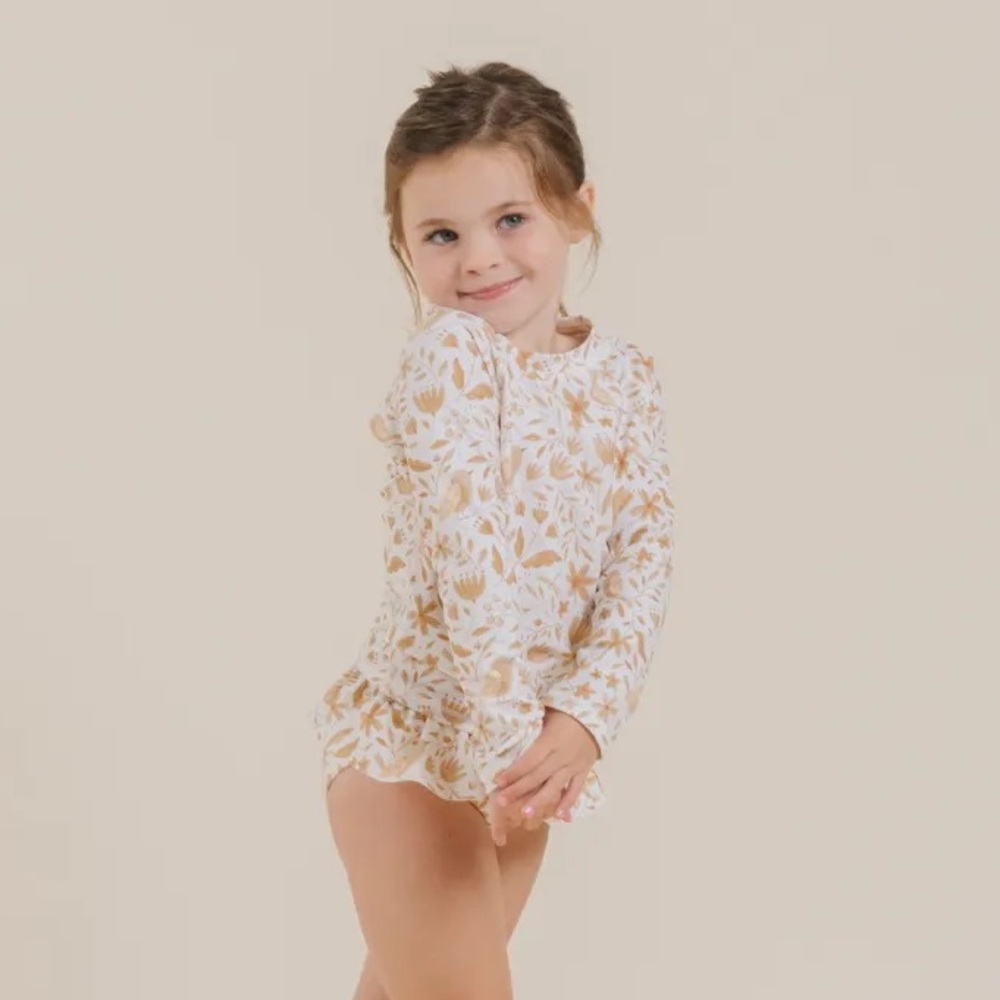 RYLEE + CRU - Garden Birds Two Piece Swim Suit